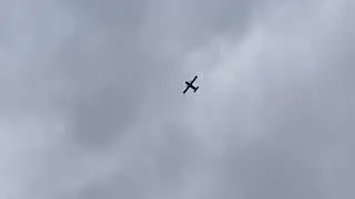 Short SC7 skyvan N78LA takeoff skydive Elsinore