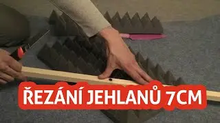 Akustická pěna Jehlany 7cm řezání