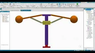 Solid Edge Assembly & Motion Animation #27 | Design & Animation Governor Mechanism