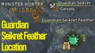 Monster Hunter Wilds guardian seikret feather location, where to find guardian seikrets