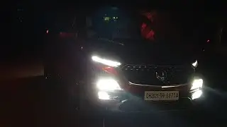 Mg hector 2021 night drive status #youtubeshorts #shorts