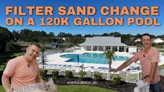 Changing the Sand & Laterals on a 120,000-Gallon Commercial Pool