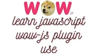 How to use animate CSS, animation effect with wow javascript jquery plugin Bangla tutorial