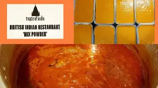British Indian Restaurant & Takeaway BASE GRAVY using Taste of India 'Mix Powder' &hearts;