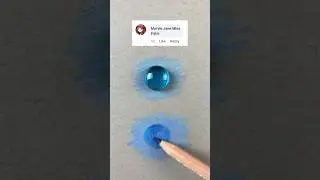 how to draw water droplets in pencil colour ? #drawing #colouredpencil #colouring #realisticdrawing