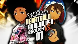 FALSE NAMES! CATFISH POKEMON! Pokemon Heart Gold & Soul Silver Egglocke VS w/ NumbNexus - Episode 1