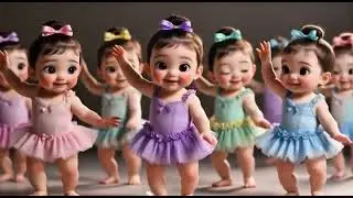Color Pop Baby Dinchi. Happy Color Dance (Kids Dance Song | Baby Girls | Colorful Outfits)
