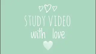 study video🧸❤️/home schooling on quarantine