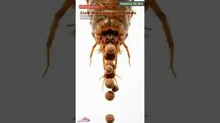 Giant Weta Digestive System Animation | Insects Anatomy | Insects AI Art | 05
