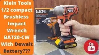 The New Klein BAT20-CW Brushless Compact 1/2 inch drive impact wrench