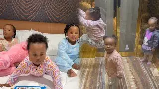 Mamkhize’s grandkids being adorably naughty lol 🥹😅