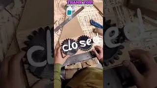 Closed and open sign board unique idea 💡 #signos #ideas #youtubeshorts