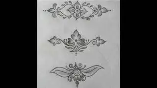 #25# muggulu #side border designs# simple side borders#