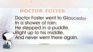 English Rhymes- Doctor Foster