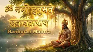 ॐ नमो हनुमते रुद्रावताराय | Powerful Hanuman Mantra 108 | SonicBeats #bhaktisong #bajrangbali #ram