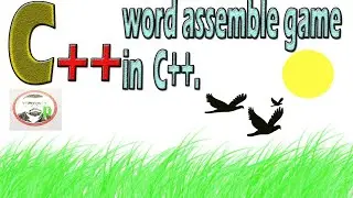 word assemble game project in c++ with source  