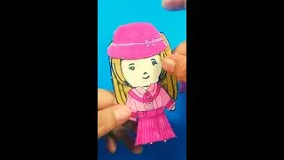 How to make paper dolls dress | Paper dolls DIY | Paper dolls fashion | Niesha paper doll