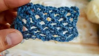 CHAIN AND SLIP STITCH HOW AND LACE PATTERN