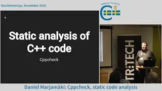 Daniel Marjam&auml;ki: Cppcheck, static code analysis