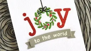 Clean and simple Christmas card