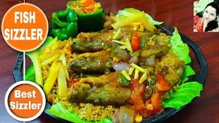 Fish Sizzler Recipe | Amazing Chilly Fish Sizzler Recipe | Easy Sizzler Recipe...