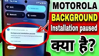 Background Installation Paused Motorola | Background Installation Kya Hota Hai | Moto Edge 50 Fusion