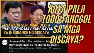 #TapWanLive Asawa ni Sen. Rodante Marcoleta may kaugnayan sa insurance ng Discaya???