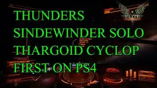 Elite Dangerous / SOLO SIDEWINDER / Thargoid cyclops