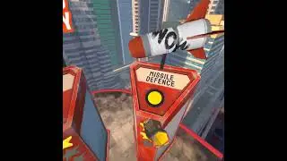 Playing old VR game called Ritchie's plank experience.
