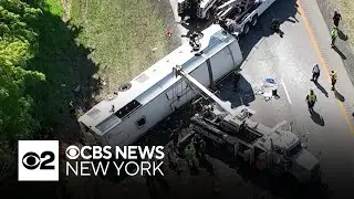 5 killed, dozens injured in tour bus crash in Pembroke, N.Y.