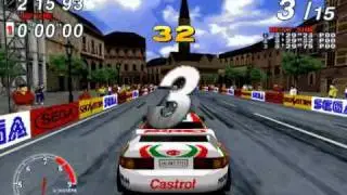 Sega Rally arcade run