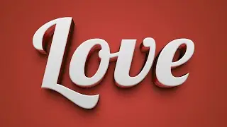 How to make 3d Text in Photoshop 2025 - Urdu - Hindi हिन्दी