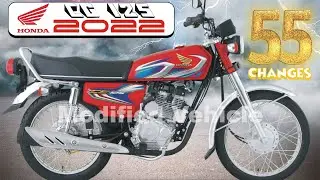 Atlas Honda CG 125 2022 Model 55 Changes | 55 Changes Honda CG 125 2022 Model | Modified Vehicle