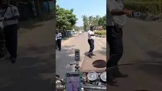Traffic Police in Goa | Helmet is safety | #goa #safety #helmets #traffic #traffic police