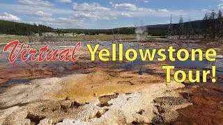 Mystic Falls And Biscuit Basin Overlook Hike From Old Faithful: Virtual Yellowstone Tour!