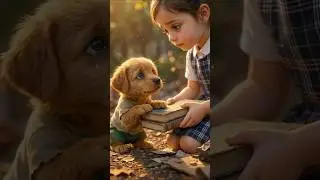 Poor Puppy Didn&rsquo;t Have Books |  #reels #cartoon #ytshorts
