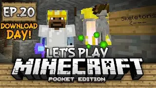 Survival Let's Play Ep. 20 (DD) - XP Farm & Mob Grinder!!! - Minecraft PE (Pocket Edition)