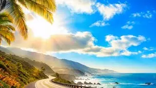 Take a Drive on the Pacific Coast Highway with Relaxing Uptempo Music
