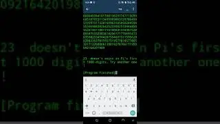 pi Value using python programming |amazing Code |