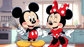 Mickey Mouse & Minnie Cooking Fun | Joyful 3D Cartoon Kids Video