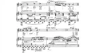 Karol Szymanowski: Songs of the Infatuated Muezzin (Op. 42) [Score Video]