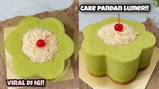 PANTESAN VIRAL!! COCOK BGT PERPADUAN CAKE PANDAN DAN KEJU LUMER DENGAN TAMPILAN YG CANTIK!!