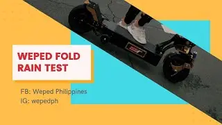 Can Electric Scooter survive heavy rain? | WEPED FOLD IP65