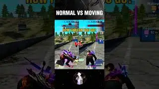 Normal VS Moving 🔥 How Far Can You Go While Knockdown? Knockdown Speed Test #srikantaff
