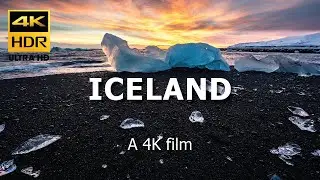 Iceland 4K  - Relaxation Film with Captivating Landscapes and Calming Music