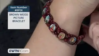 BP06_BROWN WOOD PICTURE BRACELET