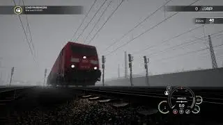 One DB freight train in Hagen hbf