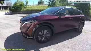 Nissan Ariya Vollelektrisch kurz Review bzw. Vorstellung Z.D.F, Fahrbericht, erster Eindruck, Infos