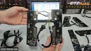 How to in-depth check the LED lighting system control main board on the motorcycle by MOTOSCAN TAB?