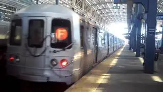 [MTA]: Jamaica / 179th Street Bound R46 (F) Train Leaving Coney Island / Stillwell Avenue